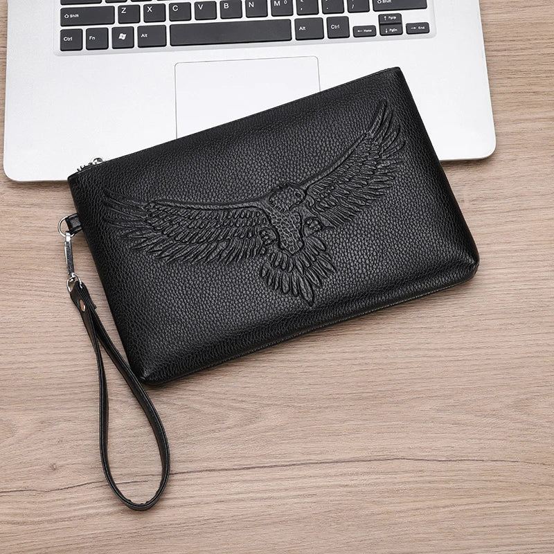 Crocodile Pattern Envelope Crossbody Bag