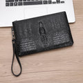 Crocodile Pattern Envelope Crossbody Bag