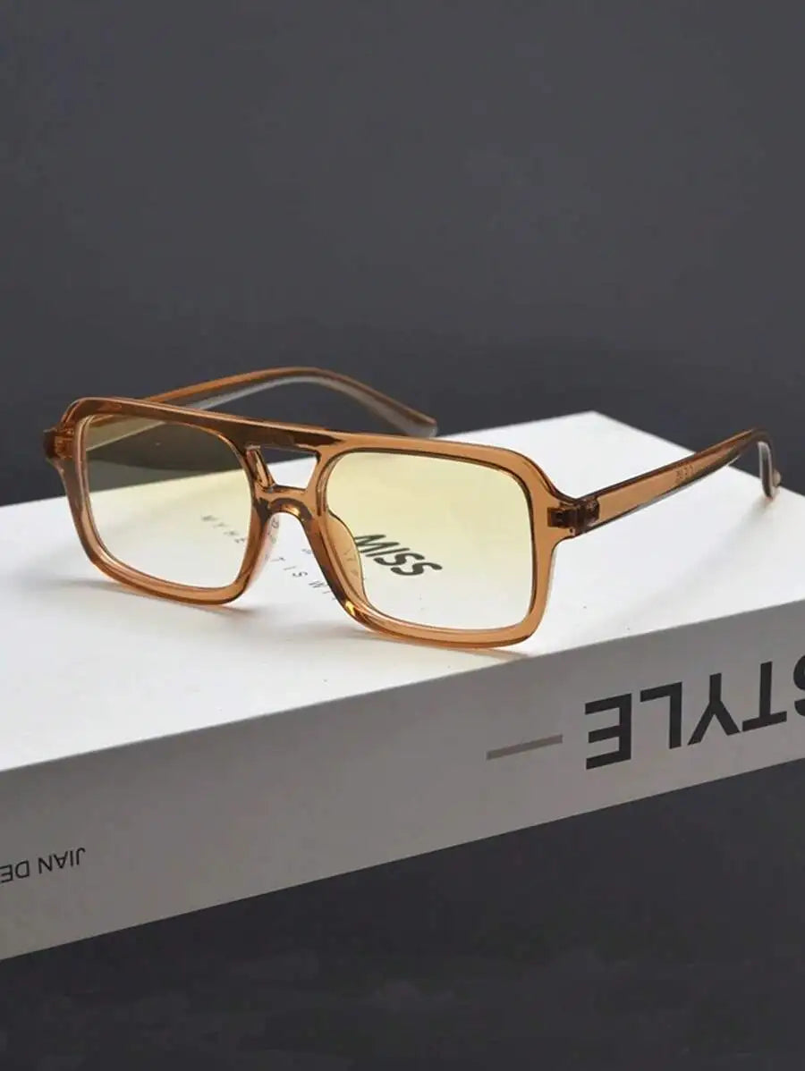 New Inflatable Sunglasses Funny Square Street Sunglasses Fashion Sunglasses