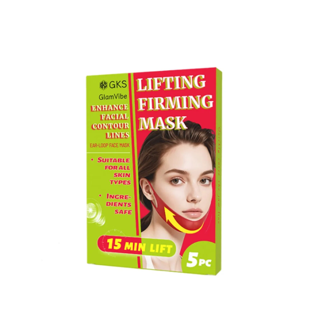 V-Shaped Firming Mask: Quickly Slims the Face, Lifts the Chin and Neck, Creating a V-Shaped Face, Burns Facial Fat, Anti-Aging Beauty Product, Daily Skincare, Moisturizing and Nourishing Mask